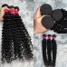 Processed Deep Wave Curly Human Hair Bundles